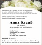 eine Anzeige