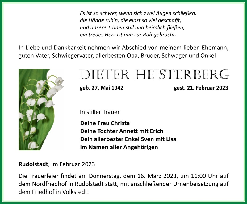 Profilbild von Dieter Heisterberg